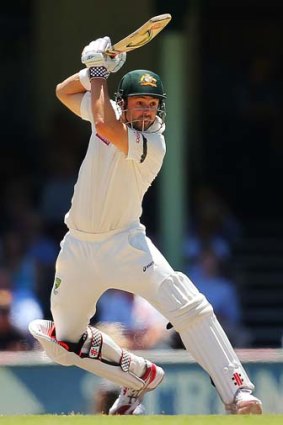 Ed Cowan's approach to spin is to stretch forward and smother.