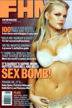 FHM at the peak of its success in 2001.