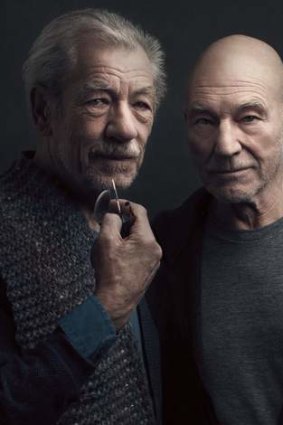 Good sirs: Sir Ian McKellen and Sir Patrick Stewart.