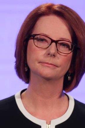 Reality check ... Prime Minister Julia Gillard.