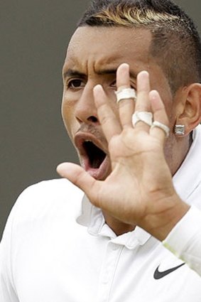 Nick Kyrgios has been accused of ''tanking'' against Richard Gasquet.