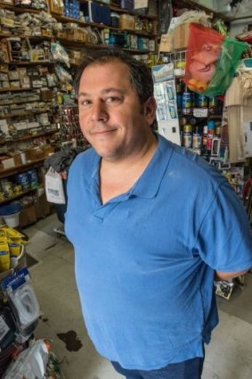 Old-school and going strong: Tony Bisbas of Bisbas Hardware.