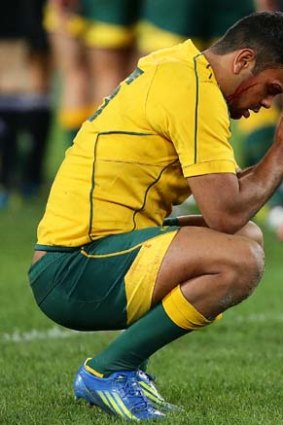 Mediation &#8230; Wallaby Kurtley Beale. Photo: Getty Images