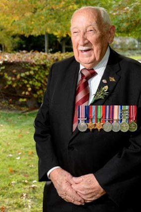 Retired army veteran Fred Rossborough.