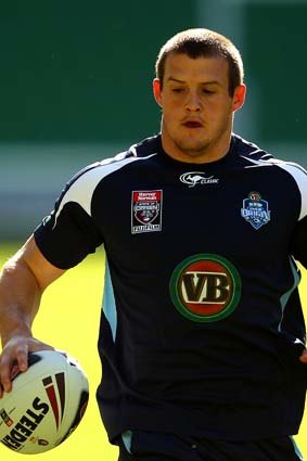 Josh Morris will be up against rampaging Queensland centre Greg Inglis.