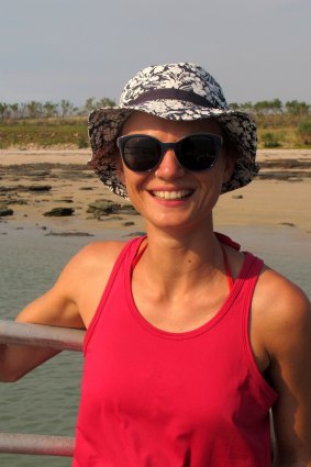Verena Schoepf during a research trip in the Kimberley.