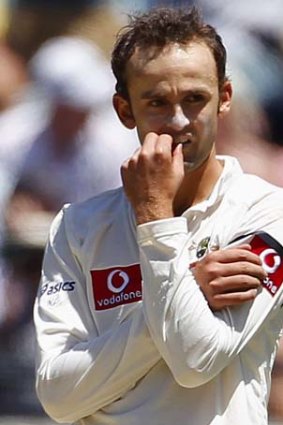 Nathan Lyon took seven wickets in his inaugural visit to the Gabba in last year's first test against New Zealand.
