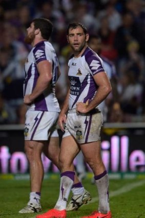 Storm skipper Cameron Smith made a miraculous comeback from an ankle injury to play against North Queensland.