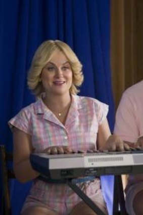 Amy Poehler and Bradley Cooper in <i>Wet Hot American Summer: First Day  of Camp</i>.