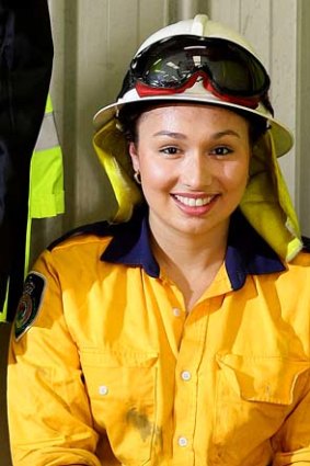 Ashleigh Gilbert joined the Nords Wharf Rural Fire Service late last year.