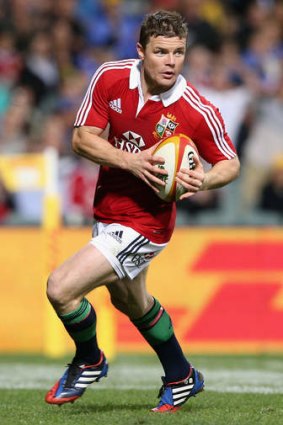 Out: Lions captain Brian O'Driscoll.