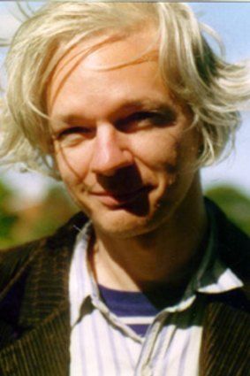Julian Assange, who is behind the website WikiLeaks.