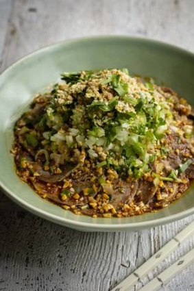 Sichuanese numbing-and-hot beef. Recipes below.