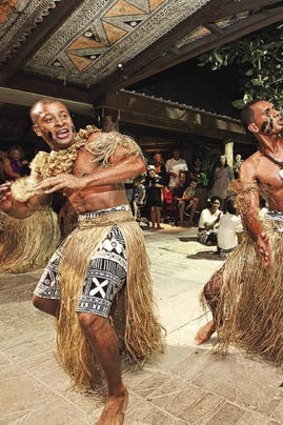 Fantastic Fiji … entertainment from the locals at Castaway Island.