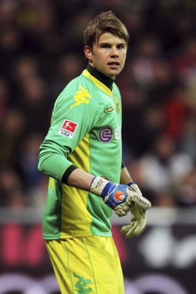 Australian goalkeeper Mitchell Langerak of Borussia Dortmund.