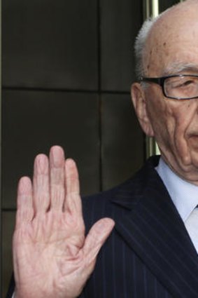 Under pressure .... Rupert Murdoch, the chairman and chief executive of News Corp.