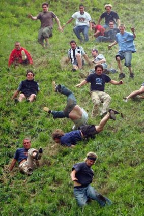 Got a death wish? Try cheese rolling in the UK.