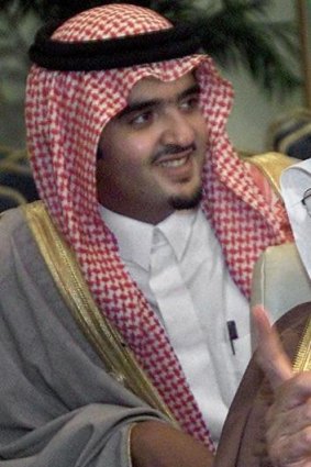 Heist victim: A file photo of Saudi Prince Abdul Aziz Bin Fahd, taken in 2003. 