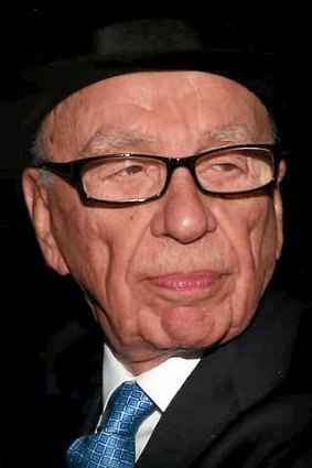 Disapproval ... Rupert Murdoch's comment sparked a Twitter backlash.