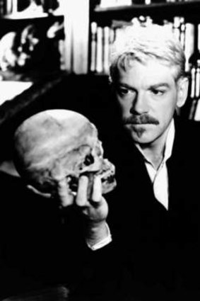 Complex roles: Kenneth Branagh (top) in the title role as <i>Hamlet</i> in the 1997 film.