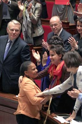"This law... brightens the horizons of many of our citizens": France's Justice Minister, Christiane Taubira.
