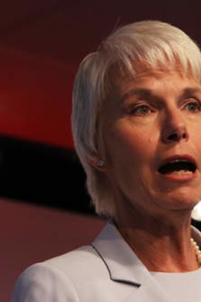 Unloading stock: Westpac chief executive Gail Kelly.