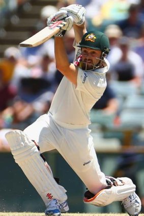 "I am confident going out there I am intimate with the ground" ... Ed Cowan on his home turf.