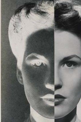 <i>Positive-negative face</i> by Rob Hillier, 1947.