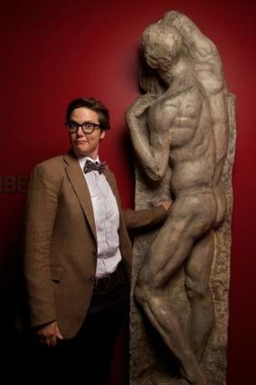 Fleshed out: Hannah Gadsby pulls together her backgrounds in art and comedy during her Nakedy Nudes show.