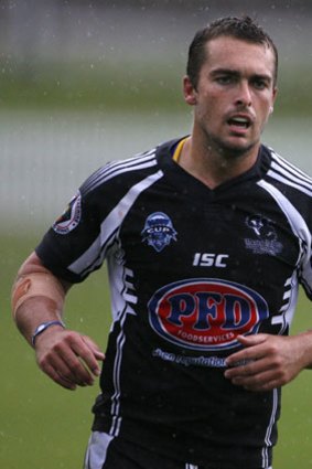 Comeback ... former Eels halfback Brad Murray in action for Wentworthville.