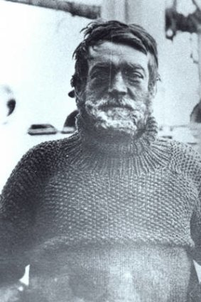 Explorer Ernest Shackleton.