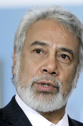 East Timorese Prime Minister Xanana Gusmao.