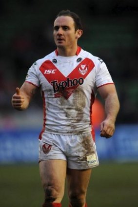Man in demand: St Helens utility Lance Hohaia has been sounded out about returning to the NRL.