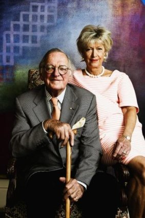 L. Gordon Darling with wife Marilyn in 2012.