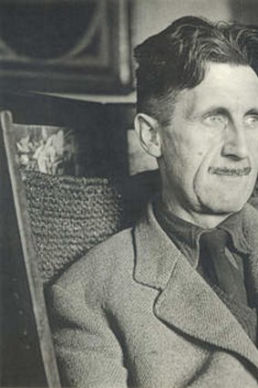 Author George Orwell.