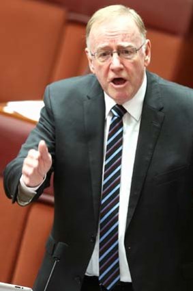 "Probably" will cross the floor: Senator Ian Macdonald.