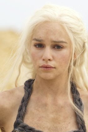 Emilia Clarke plays Daenerys.