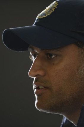 Under fire: MS Dhoni.