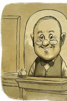 Penny-wise &#8230; CBA chief Ian Narev has been reliving times past. <em>Illustration: John Shakespeare</em>