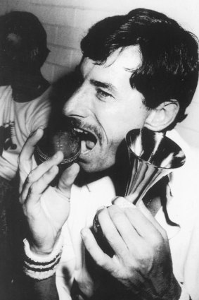 Newspapers were printed in black and white when New Zealand last beat Australia at the Gabba, in 1985, led by Richard Hadlee.