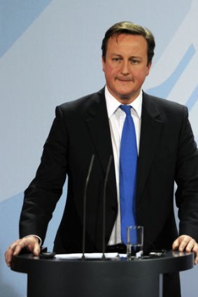 British Prime Minister David Cameron.