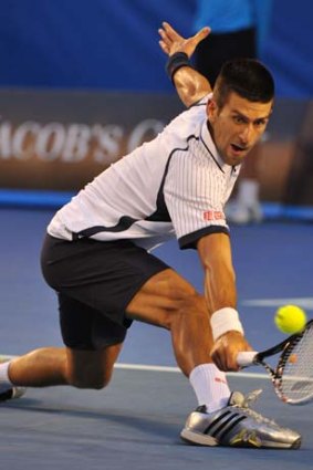Back to his best ... Novak Djokovic.
