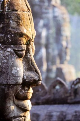 Angkor Thom; Bayon monument.