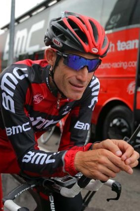 George Hincapie was guarded when asked about the allegations made against Lance Armstrong.