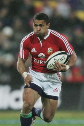 Jason Robinson in action for the Lions in 2005.
