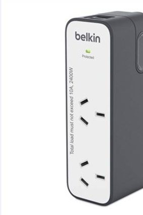 <b>Belkin Surgeplus</b>: two USB charge points.