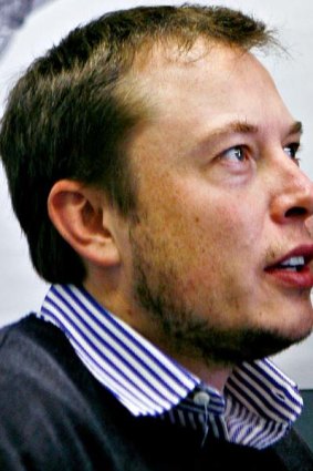 Rocket man ... Elon Musk.