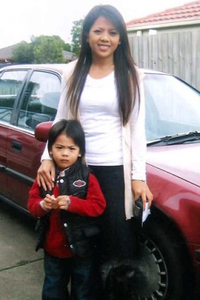 Missing: Ly Ny, 29, and her son Leon, eight.