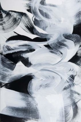 Andrea McCuaig, Prelude to zen III, 2014. Acrylic on canvas.