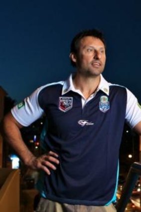 Relaxed: Blues coach Laurie Daley.